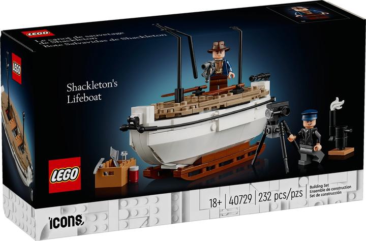 Actual product image LEGO Shackleton's lifeboat (40729, LEGO Icons)