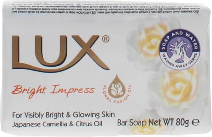 Lux SAPONETTA 80g BRIGHT IMPRESS Zeep met Cameliaolie en Citrusvruchten (80 g)