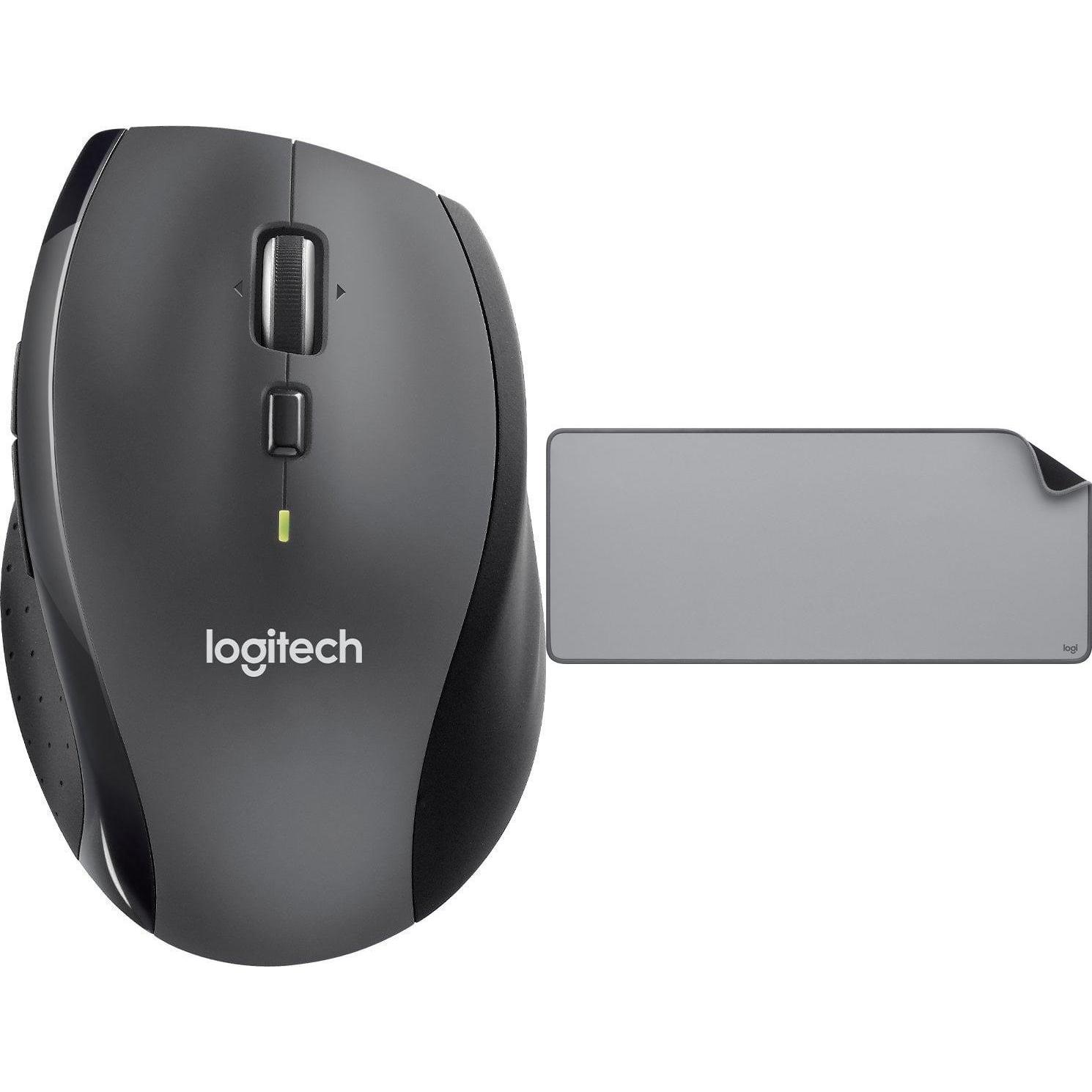 Morele Mysz Logitech M705 Marathon (910-001949) + Studio Series - MID GREY (956-000052) (Senza fili), Mouse, Grigio