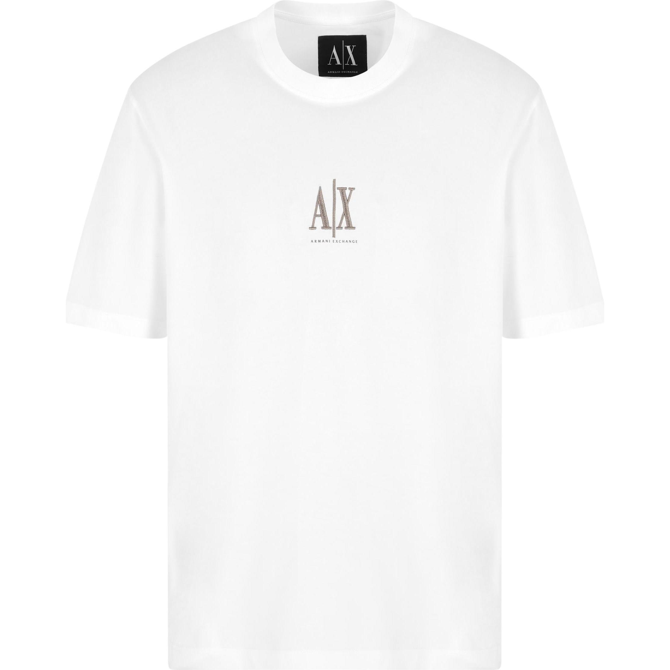 Armani Exchange, Herren, Shirt, T-Shirt, Weiss, (S)