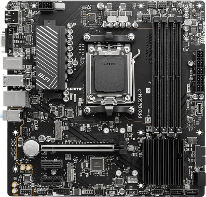 Produktbild MSI Pro B650M-P (AM5, AMD B650, Mini-ATX)