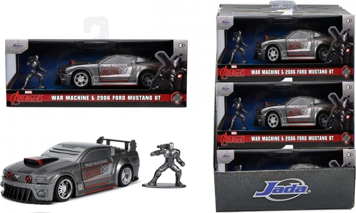 Produktbild Jada Marvel War Machine 2006 Ford Mustang1:32