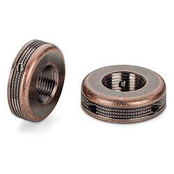 Schaller S-Lock Wheels Vint. Copper (2), Zubehör Instrumente, Kupfer