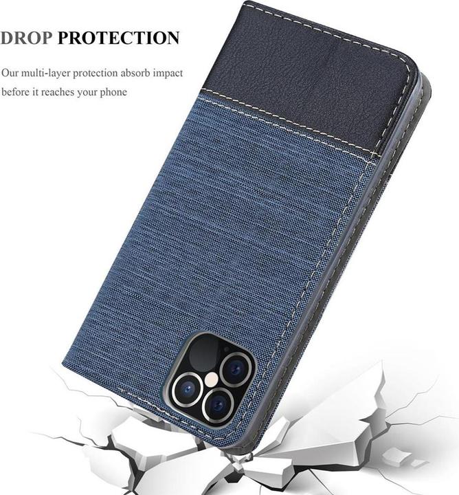 Actual product image Cadorabo Book Jeans Optics Cover (Apple iPhone 12, Realme 12 Pro+)