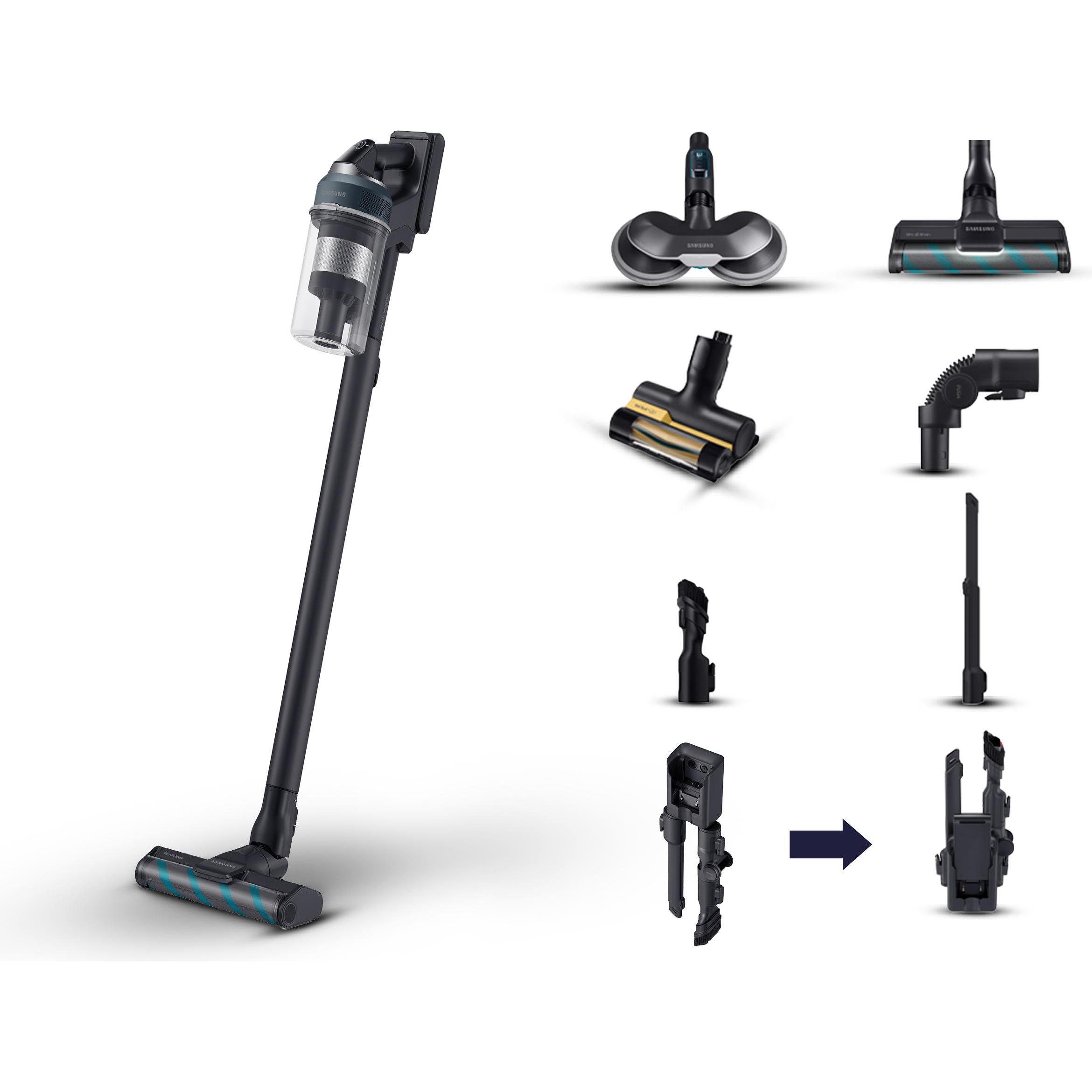 Samsung VS20C852FTB, Staubsauger, Schwarz, Blau