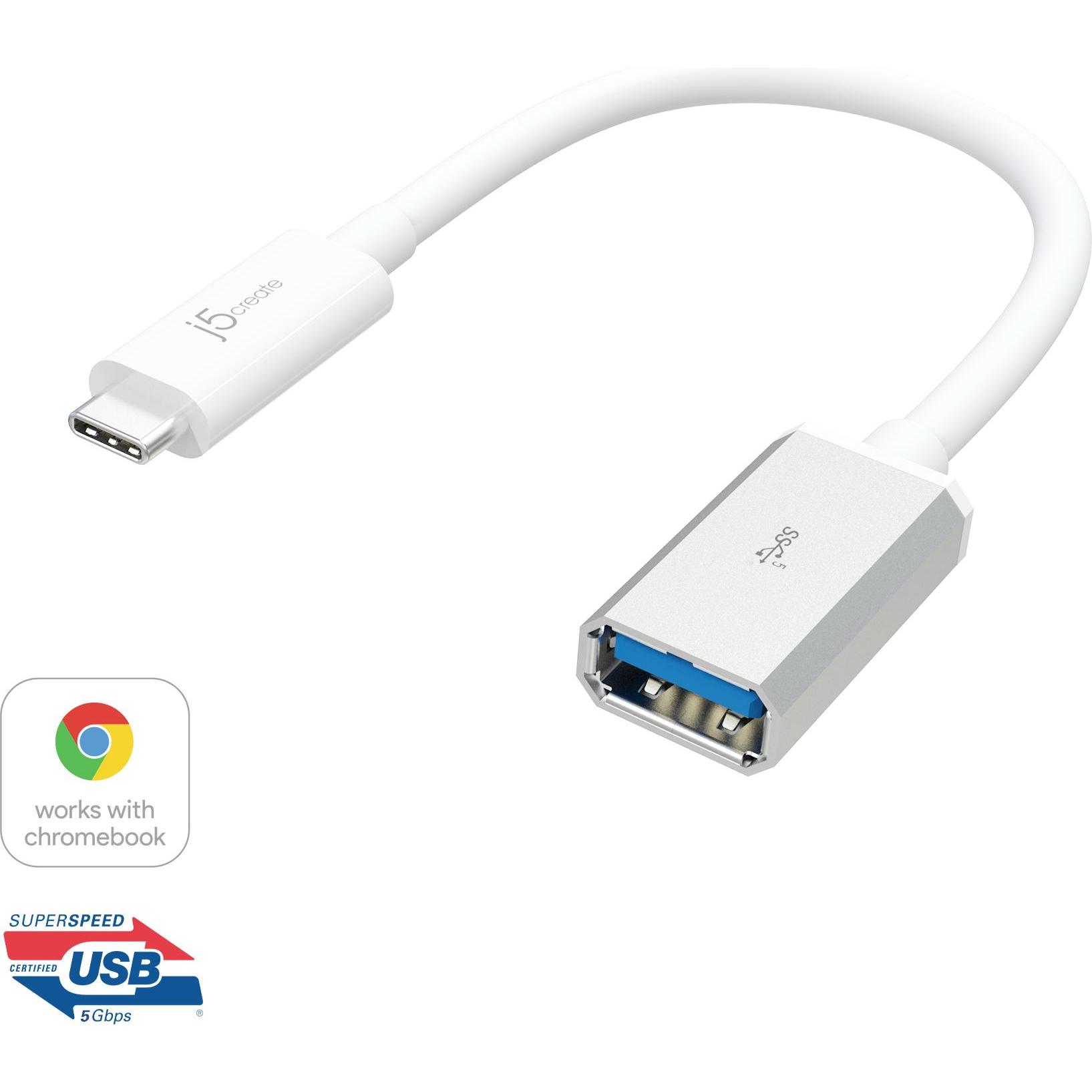 Thumbnail - j5Create USB-C zu (0.10 m, USB 3.2 Gen 2), USB Kabel