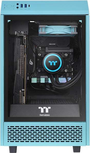 Actual product image Thermaltake TOUGHFAN 12 Radiator Fan 1Pack Turquoise (120 mm, 1 x)