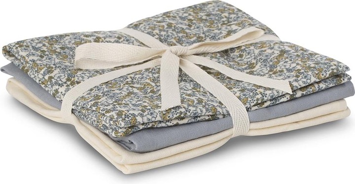 That's mine Bora Muslin Cloth 3-pack Bouquet Bleu