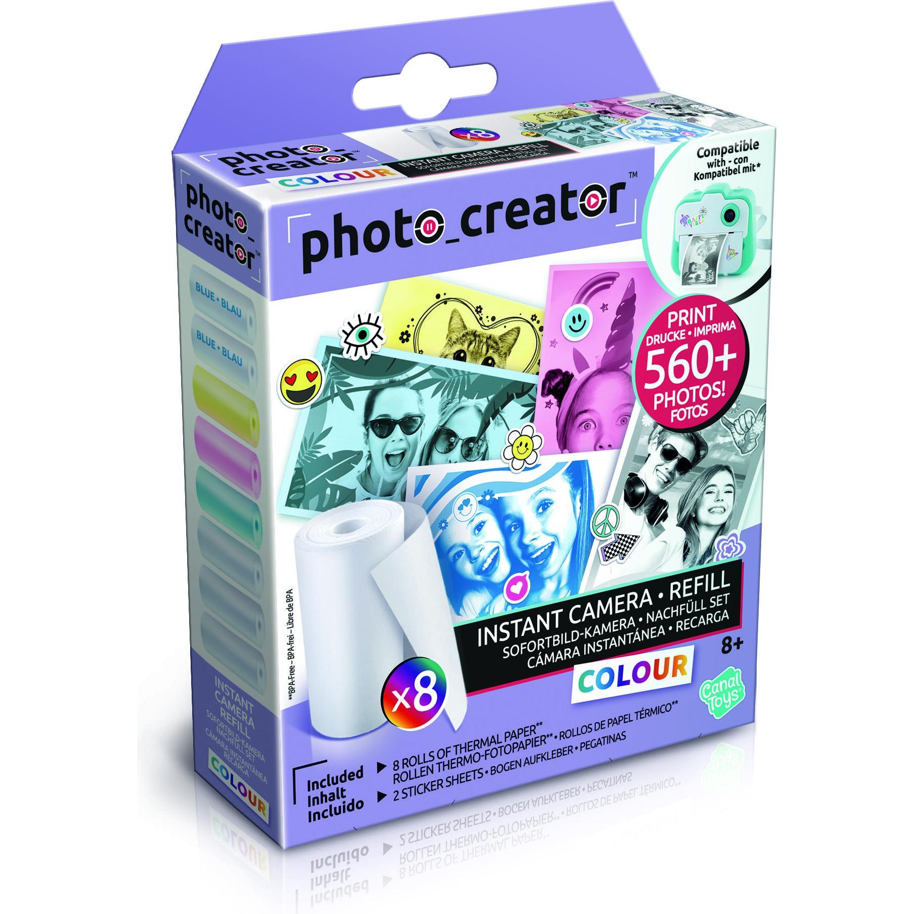 Canal Toys Instant Camera Refill Kit 8x Foto-Papier + Sticker
