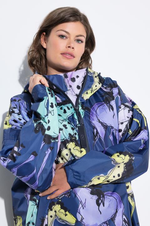 Produktbild Laurasøn Funktions-Regencape, Unisex, Print, Kapuze (One Size)
