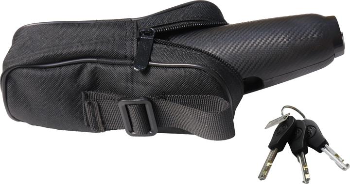 Actual product image KH Security Two-wheel lock with alarm (38 cm)