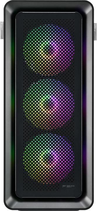 Produktbild Fortron FSP CUT593P E-ATX Ultra Tower 3xARGB BLACK (ATX, mATX, Mini-ITX)