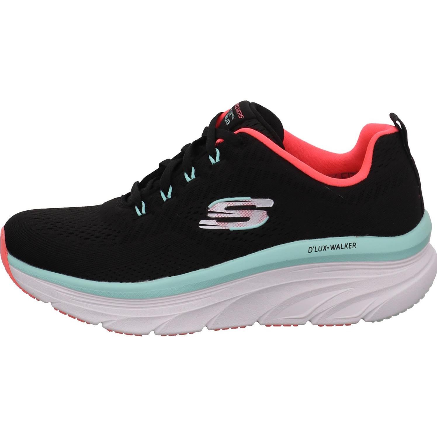 Skechers, Donne, Sneaker, D'Lux Walker, Nero, (37)