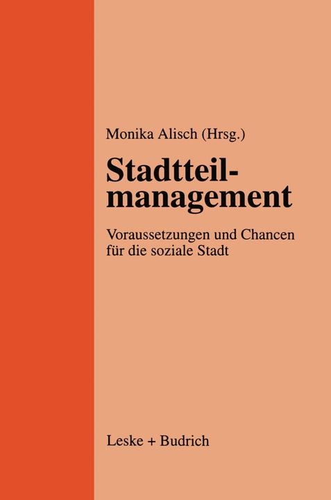 Produktbild Stadtteilmanagement (Deutsch, 2012)