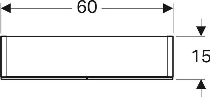 Actual product image Geberit Option (60 x 15 x 70 cm)
