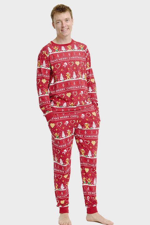 Productafbeelding Jule-Sweaters - Christmas cookie pyjamas red (XL)