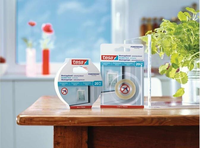 Produktbild tesa Montageband für Glas, doppelseitiges Montageklebeband (19 mm)
