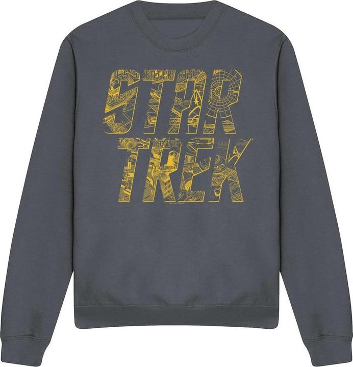 Actual product image Unisex Adult Schematic Logo Sweatshirt (M)