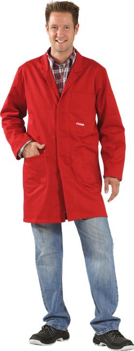Actual product image Planam Work coat medium red 106 110 (110)