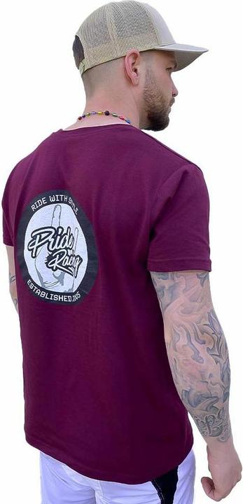 Actual product image Pride Racing Cool Patch Burgundy (XS)
