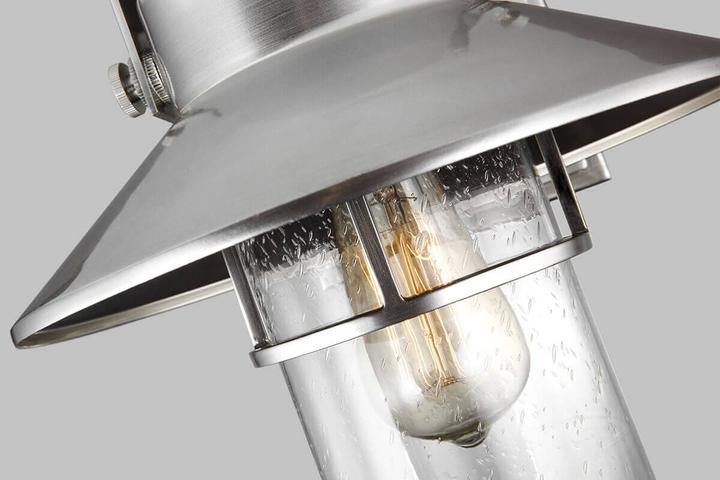 Immagine prodotto Elstead Lighting Boynton lampada da parete per esterni E27 33cm Acciaio spazzolato, laccato IP44 Antiacqua (E27, IP44)