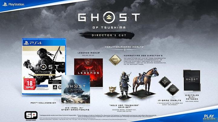 Produktbild Sony Ghost of Tsushima Director’s Cut (PS4, Deutsch, Französisch, Italienisch)