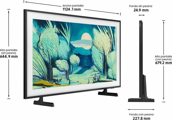 Image du produit Samsung TV The Frame 50" QLED 2025 (50", LED, QLED, 4K, 2025)