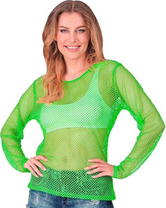 Immagine prodotto Widmann Camicia a rete verde neon a maniche lunghe (M, S)