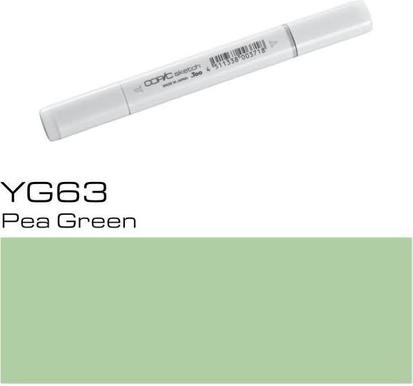 Image du produit Copic Sketch type YG - 63 (YG63 - Pea Green, 1 x)