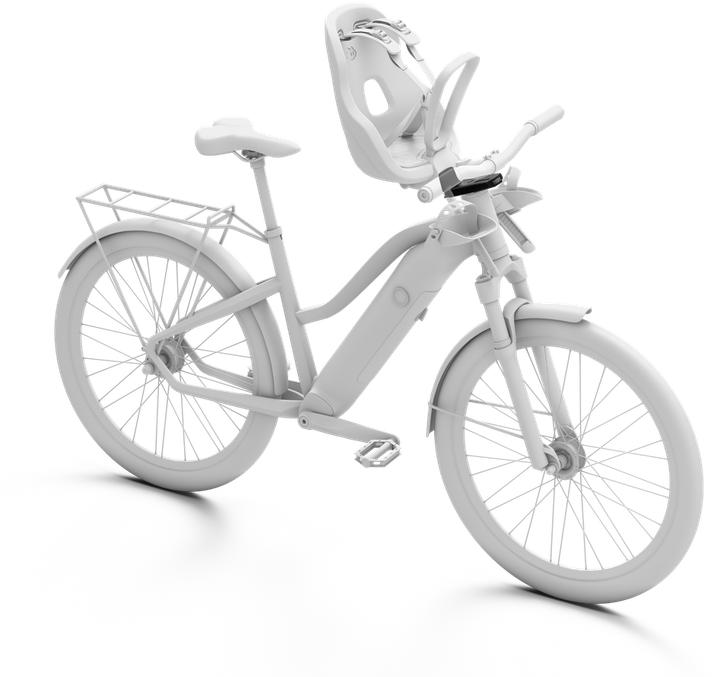 Actual product image Thule Zusatzhalter einzeln zu Yepp Mini (Bike frame)