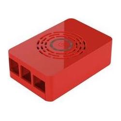 Multicomp Pro Custodia con interruttore (PCB Power-Hat) Rosso, Accessori di elettronica + Alloggiamento