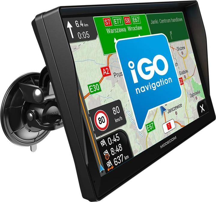 Actual product image Modecom FreeWAY CX 9.3 PLUS CAR NAVIGATION + iGO Navigation Truck (1 year update) (9")