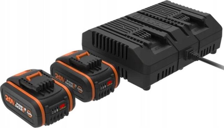 Double charger, 2 batteries 4 Ah