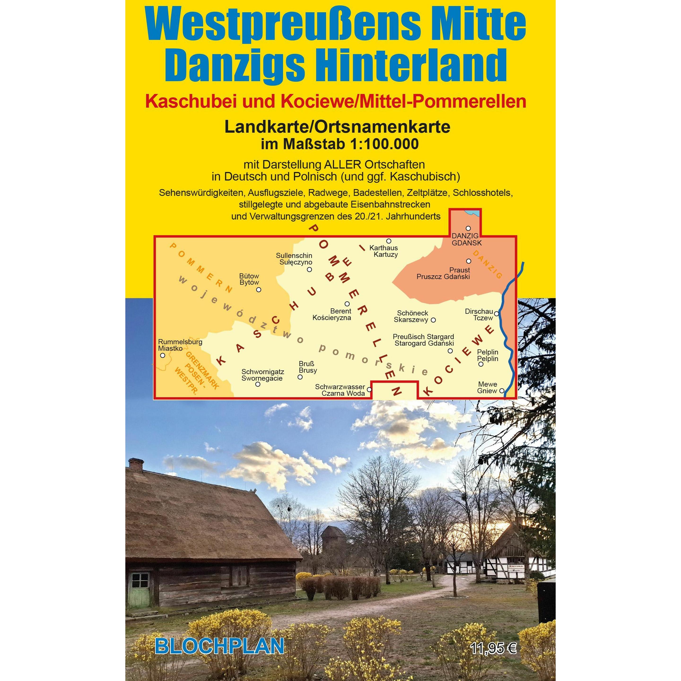 Various Publishers Landkarte Westpreuens Mitte/Danzigs Hinterland (59974464)