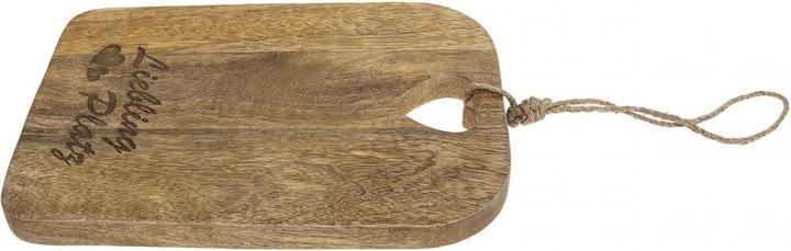 Viana deko Schneidbrett mit Herzmotiv und Schriftzug für Küche oder Tischdeko