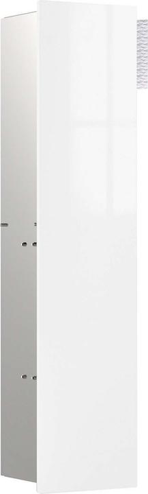 Emco asis pure WC-Modul, Unterputzmontage, Türanschlag links, durchgehende Glasfront, 730x170mm, mit