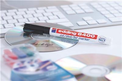 Produktbild Edding CD/DVD/BD Marker 8400 (Blau, 0.50 mm, 1 x)