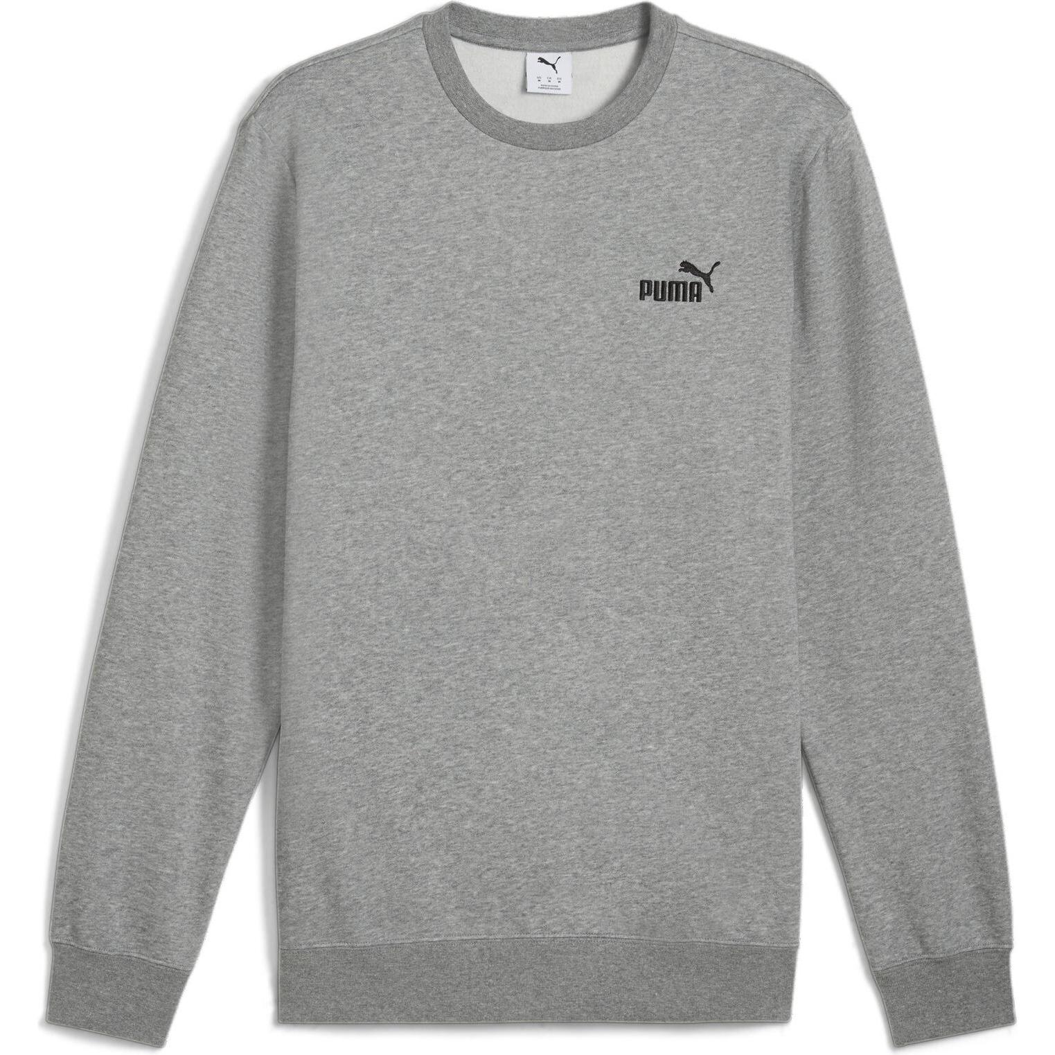 Thumbnail - Puma, Herren, Pullover, ESS Small No. 1 Logo Crew FL, Grau, (XL)