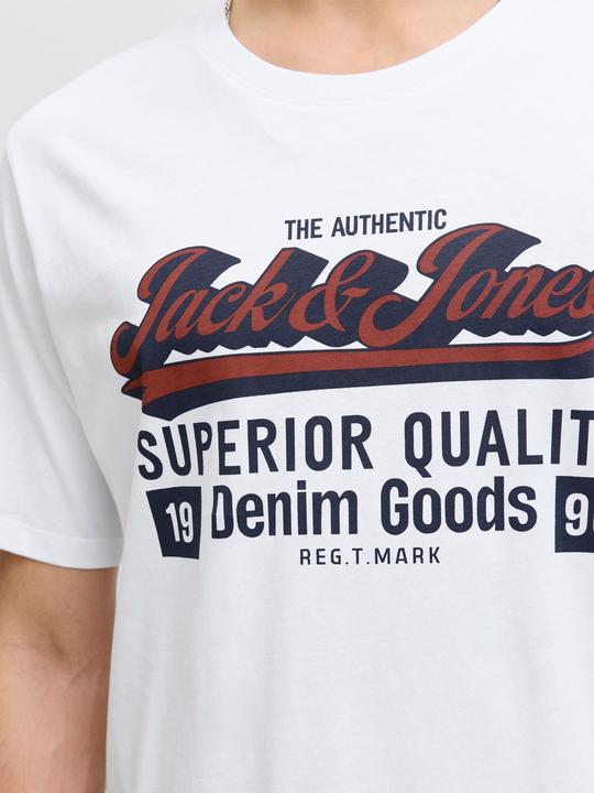 Actual product image Jack & Jones T-Shirt Casual Bequem sitzend JJELOGO TEE O-NECK 5PK (L)