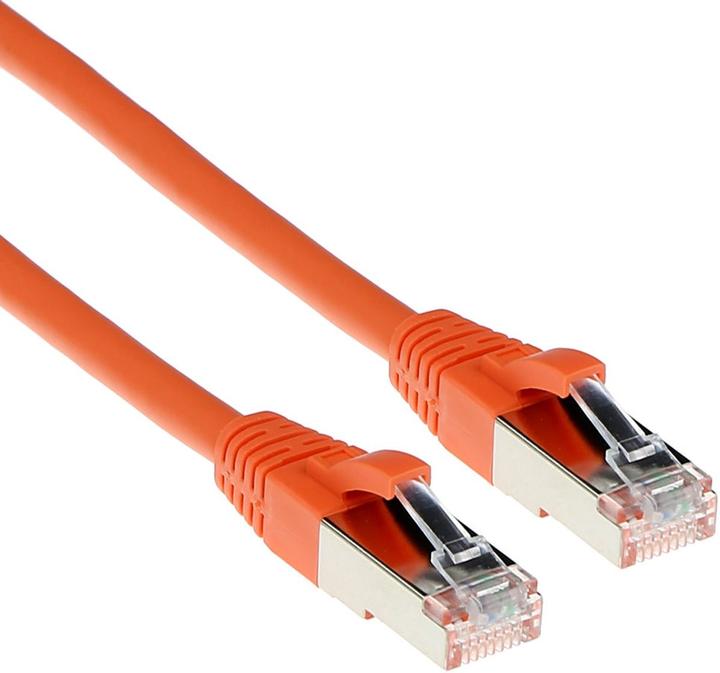 Produktbild ACT Orange 30 meter LSZH SFTP CAT6A patch cable snagless with RJ45 connectors (S/FTP, CAT6a, 30 m)