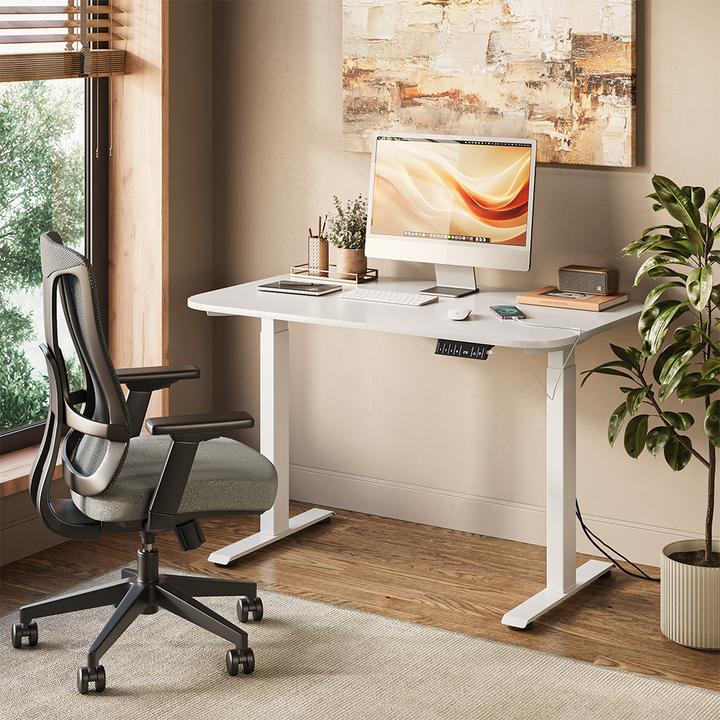 Produktbild Vicco Schreibtisch Elevate, Weiss/Weiss, 180 x 57.5 cm