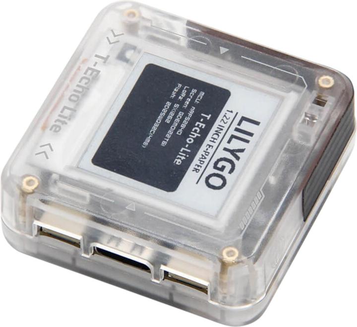 Actual product image Lilygo T-Echo Lite 868 MHz mit Gehäuse