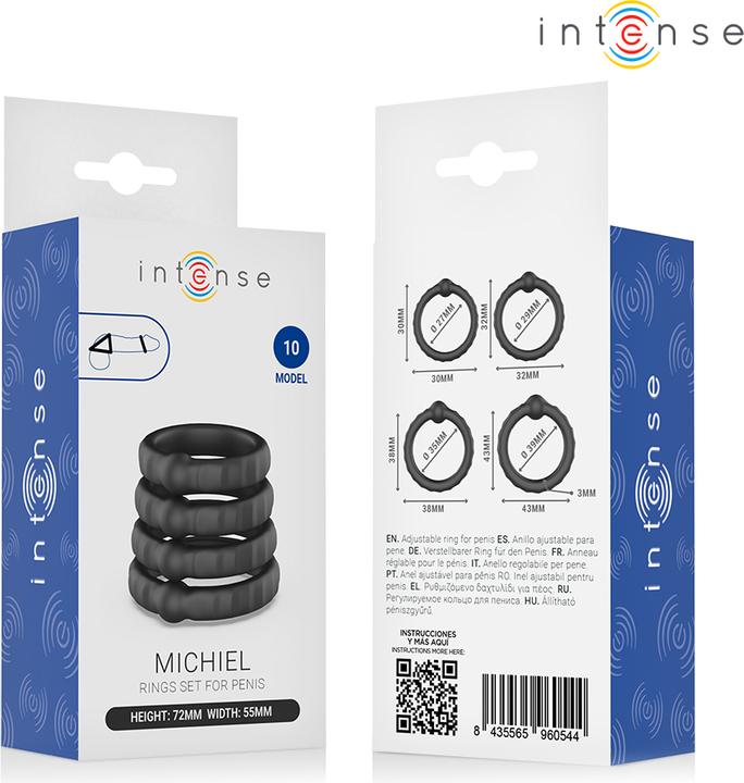 Produktbild Intense - Michiel Set Mit 4 Penisringen Modell 10