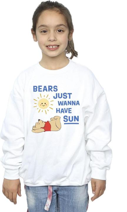 Produktbild Disney Winnie The Pooh Bears Just Wanna Have Sun Sweatshirt Mädchen (128)