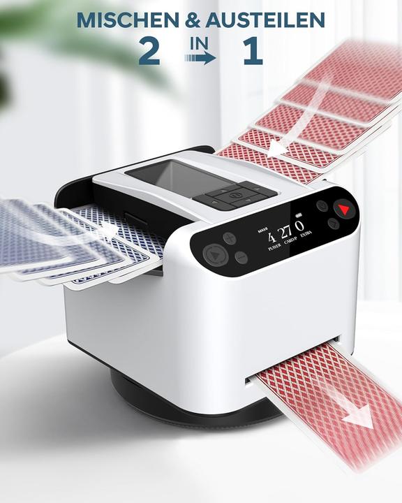 Image du produit Oblitzon Automatischer Kartenmischer mit Verteiler, für 12 Decks