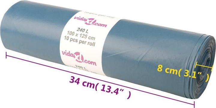 Produktbild vidaXL Müllsack (10x, 240 l)