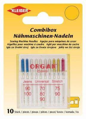 Kleiber N„hmaschinen-Nadeln in Combi-Box, 10-teilig