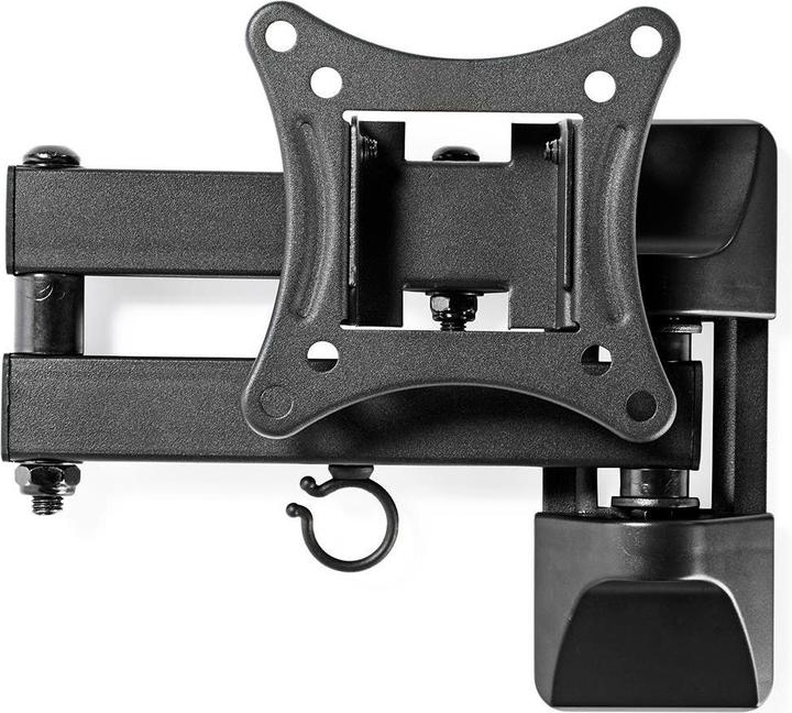Actual product image Nedis Full-motion TV wall mount - 13-27 " - 15 kg - 60 mm - Tiltable - Rotatable - Steel / Artificial (Wall, 27", 15 kg)