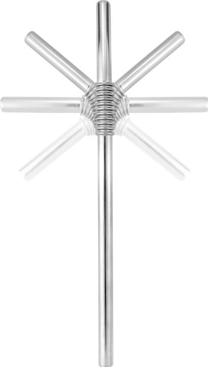 Produktbild Turtleneck Straw Biegbare Edelstahl Trinkhalme (12 x)