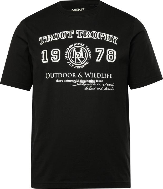 Image du produit Men+ T-shirt, manches courtes et imprimé poitrine - jusqu'au 8 XL (L)